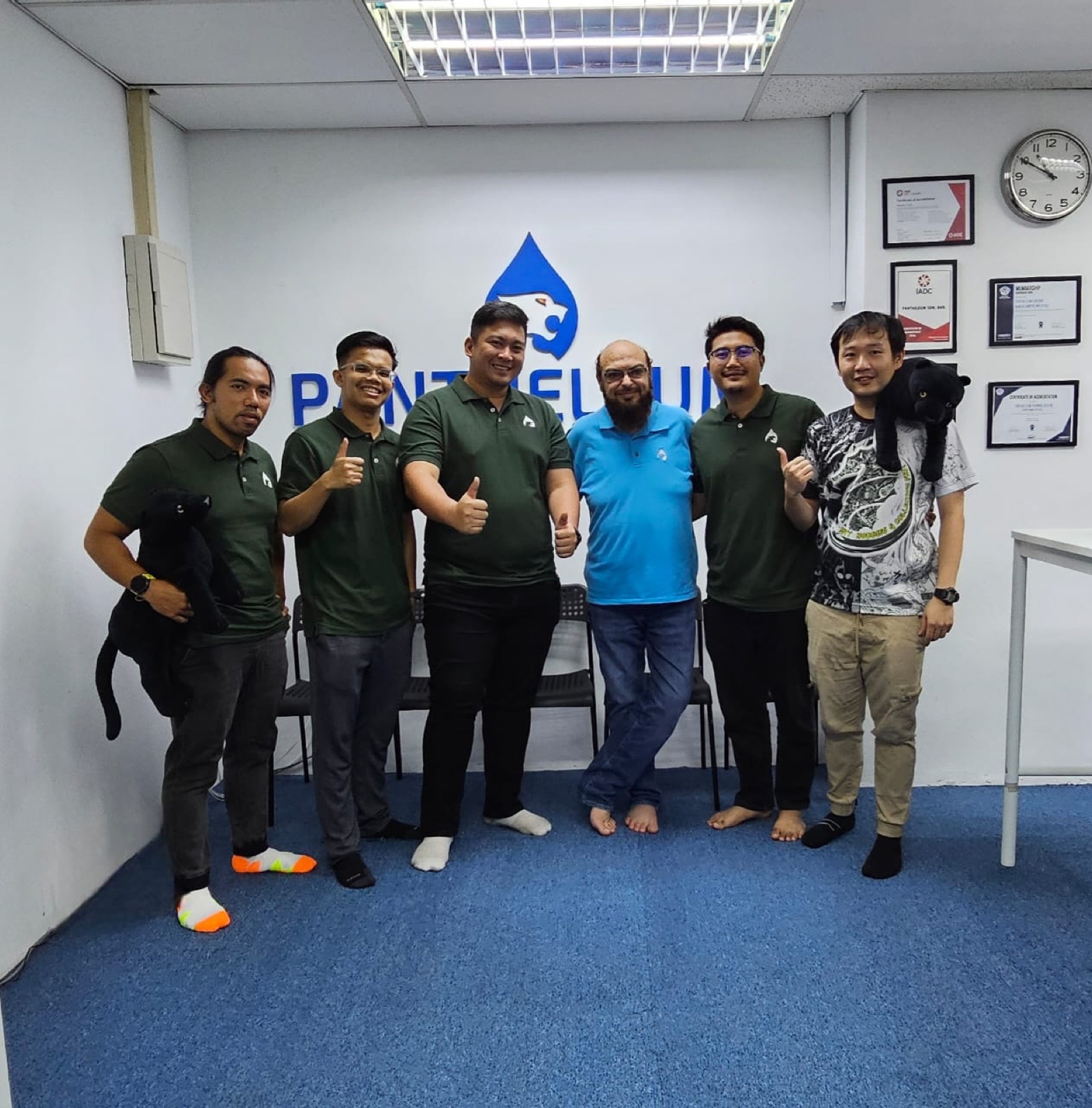 Trainees at the KL Office